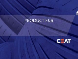 PRODUCT F&amp;B