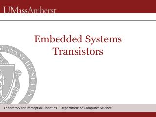 Embedded Systems Transistors