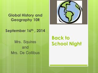 Back to School Night