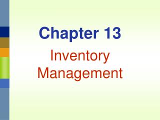 Chapter 13