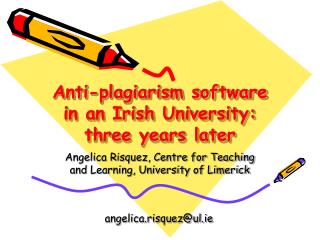 Anti-plagiarism software in an Irish University: three years later