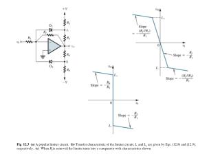 Fig . 12.5 A Wien-bridge oscillator with a limiter used for amplitude control.