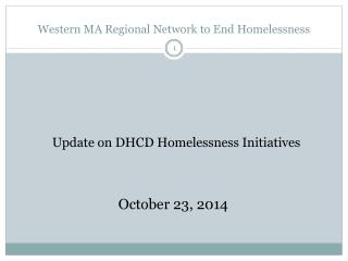 Western MA Regional Network to End Homelessness