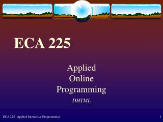 ECA 225