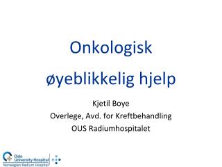 Onkologisk øyeblikkelig hjelp