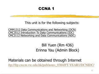 CCNA 1