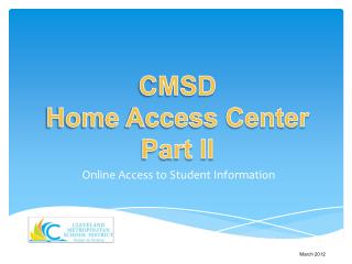 Online Access to Student Information