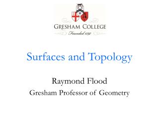 Surfaces and Topology