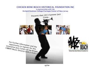Presents their 2013 Summer Jazz Camp..