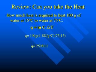 Review: Can you take the Heat