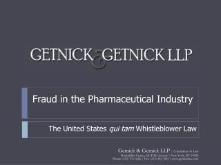 Fraud in the Pharmaceutical Industry