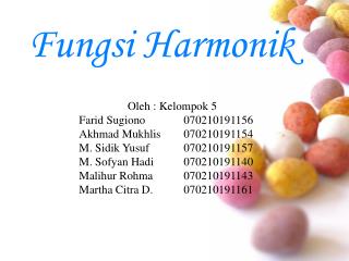 Fungsi Harmonik