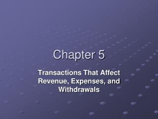 Chapter 5