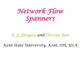 Network Flow Spanners
