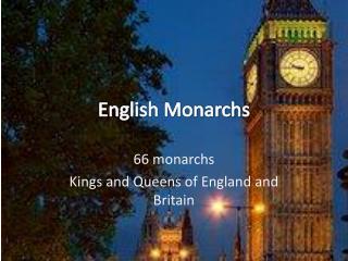 English Monarchs