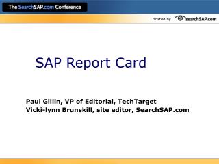 SAP Report Card