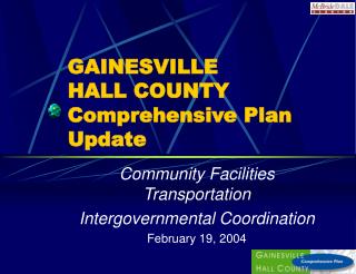 GAINESVILLE HALL COUNTY Comprehensive Plan Update