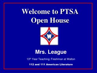 Welcome to PTSA Open House