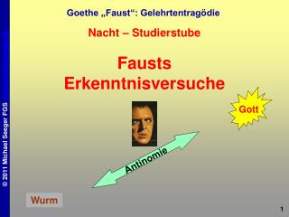 Goethe „Faust“: Gelehrtentragödie