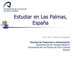 Estudiar en Las Palmas, España