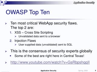 OWASP Top Ten