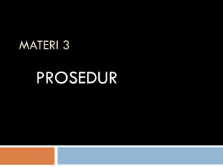 MATERI 3