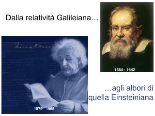 Dalla relatività Galileiana…