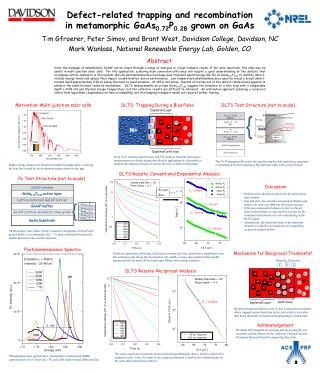 Defect-related trapping and recombination in metamorphic GaAs 0.72 P 0.28 grown on GaAs