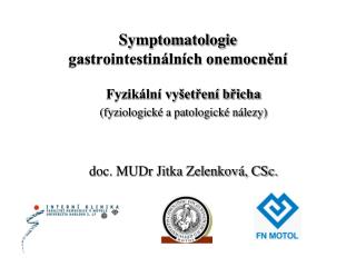 Symptomatologie gastrointestinálních onemocnění