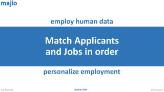 Match Applicants and Jobs in order