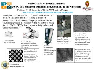 University of Wisconsin-Madison NSEC on Templated Synthesis and Assembly at the Nanoscale