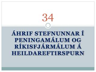 Áhrif stefnunnar í peningamálum og ríkisfjármálum á heildareftirspurn