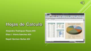 Hojas de Calculo