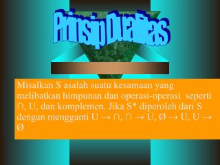 Prinsip Dualitas