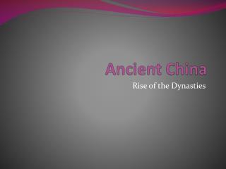 Ancient China