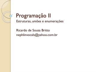 Programação II