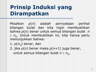 Prinsip Induksi yang Dirampatkan