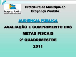 Prefeitura do Município de Bragança Paulista