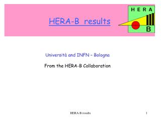 HERA-B results
