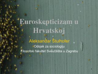Euroskepticizam u Hrvatskoj