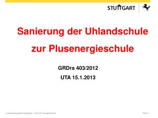 GRDrs 403/2012 UTA 15.1.2013