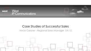 Case Studies of Successful Sales