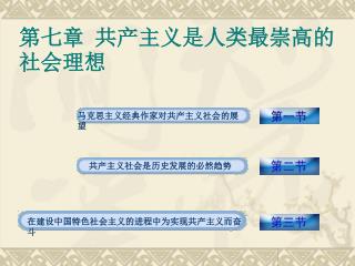 第七章 共产主义是人类最崇高的社会理想