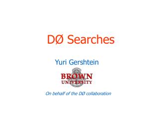 DØ Searches