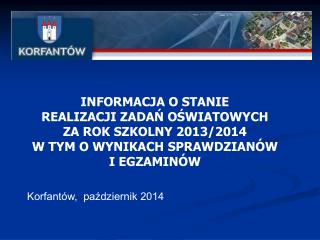 Korfantów, październik 2014