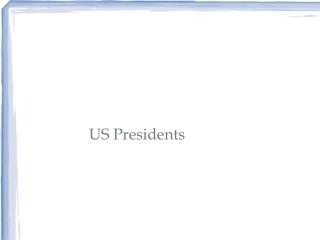 US Presidents