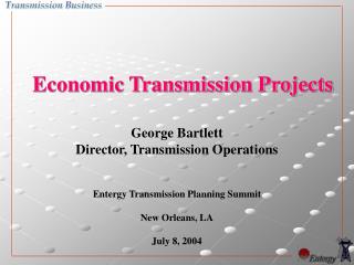 Economic Transmission Projects