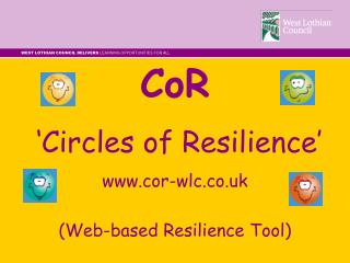 CoR ‘Circles of Resilience’ cor-wlc.co.uk (Web-based Resilience Tool)