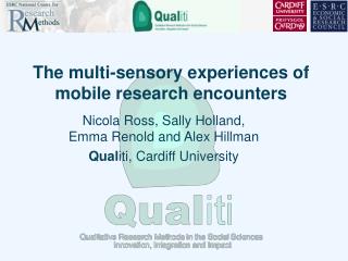 The multi-sensory experiences of mobile research encounters