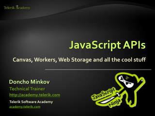 JavaScript APIs